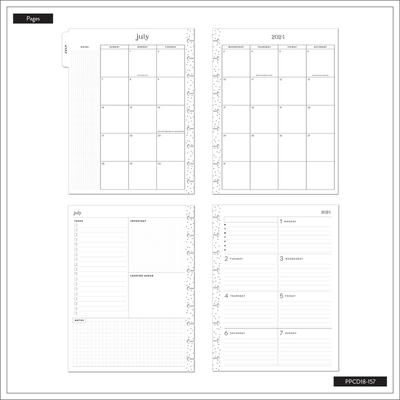 2024 Happy Planner x Breathe Live Explore Planner - Classic Dashboard Layout - 18 Months