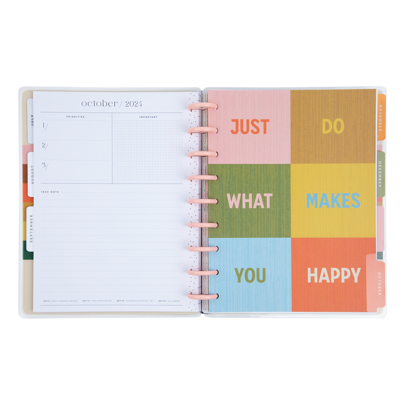 2024 Camp Nostalgia Happy Planner - Classic Dashboard Layout - 18 Months