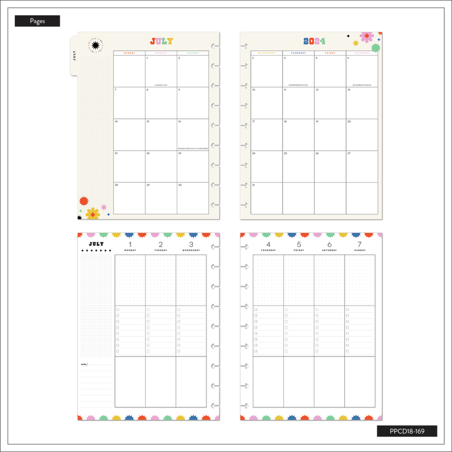 2024 Bright Pops Happy Planner - Classic Checklist Layout - 18 Months 2024-bright-pops-happy-planner-classic-checklist-layout-18-months