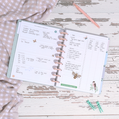 Undated Little Love Baby Happy Planner - Classic Baby's First Year Layout - 12 Months