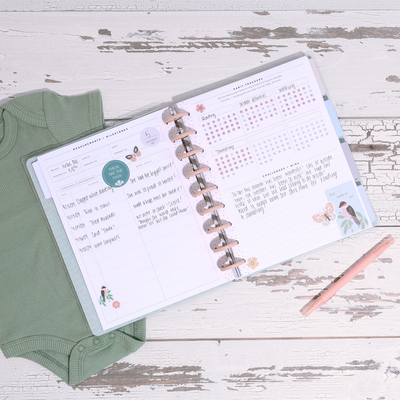 Undated Little Love Baby Happy Planner - Classic Baby's First Year Layout - 12 Months