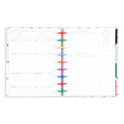Undated Big Dollar Energy Happy Planner - Classic Budget Layout - 12 Months