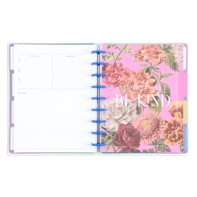 Undated Seeds of Joy Happy Planner - Classic Dashboard Layout - 12 Months