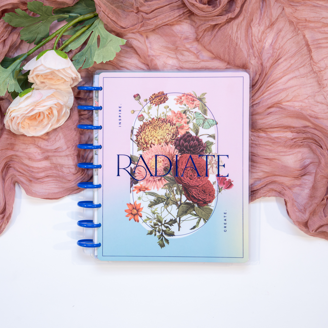 happy planner undated 12-month big planner-teachers plant seeds -plna32 Undated Seeds of Joy Happy Planner - Classic Dashboard Layout