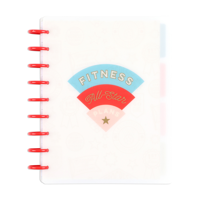 Undated Fitness All Stars Happy Planner - Classic Fitness Layout - 12 Months