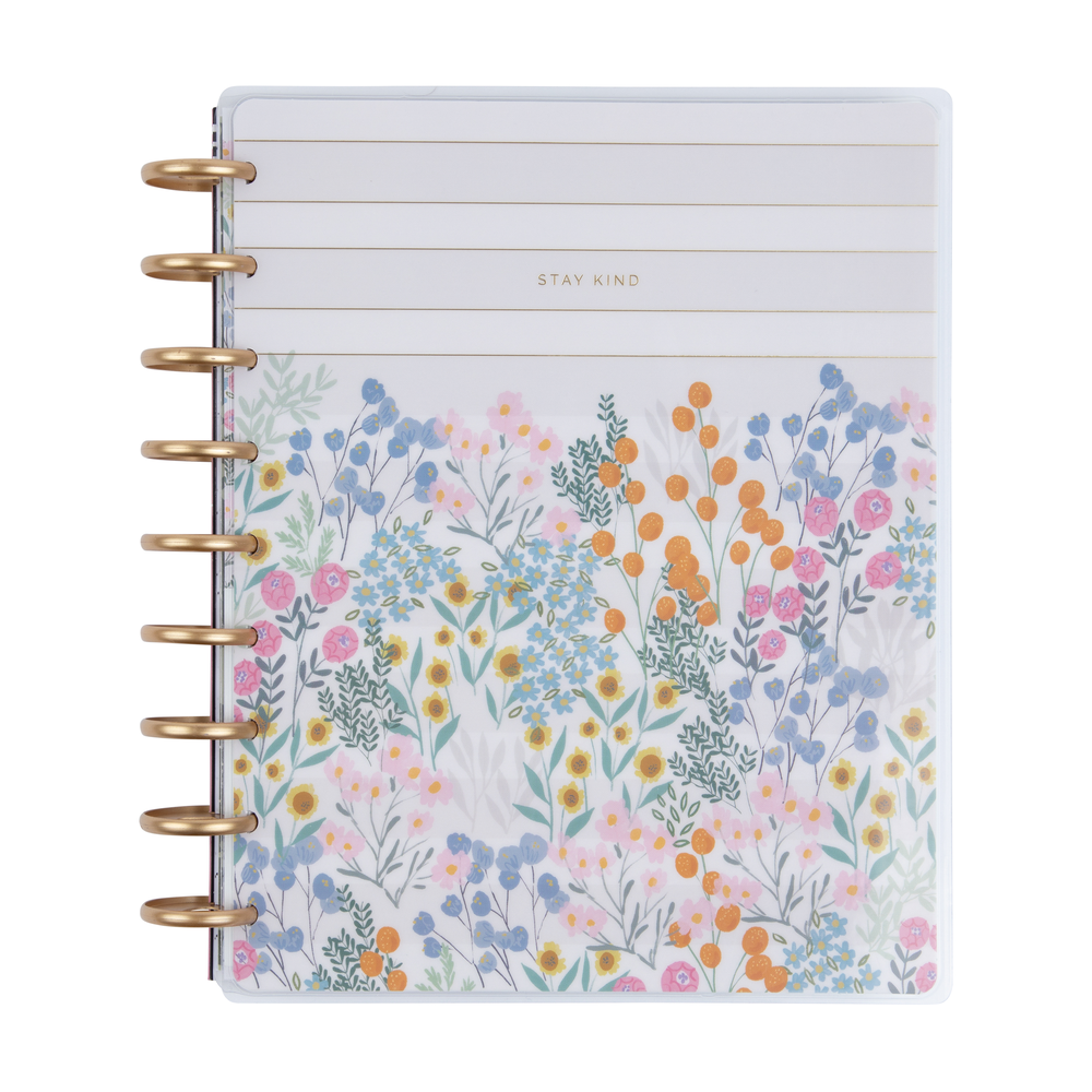 Undated Soft Florals Happy Planner Classic Dashboard Layout 12 Mon