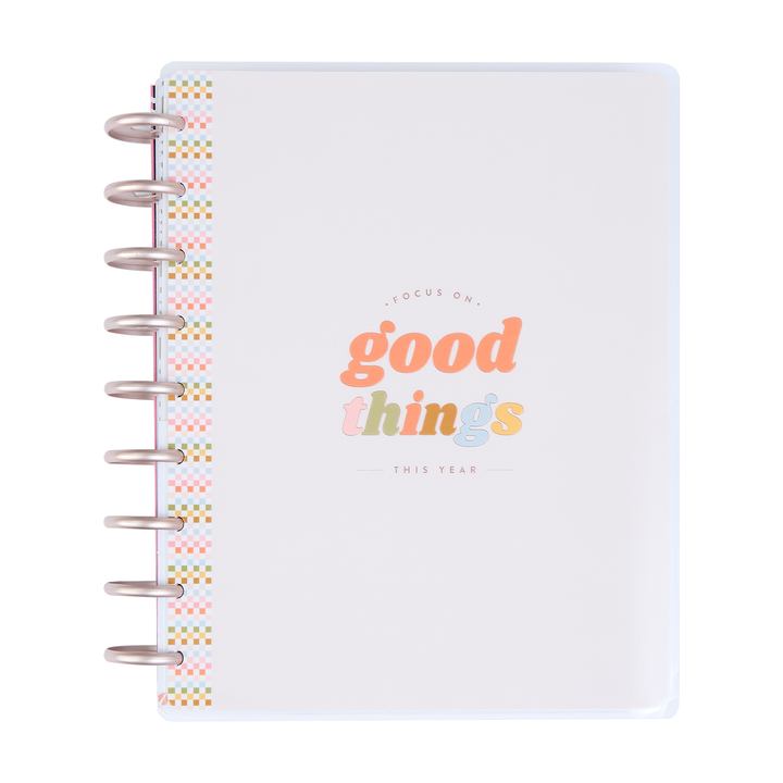 Undated Simple Joys Happy Planner - Classic Vertical Layout - 12 Month