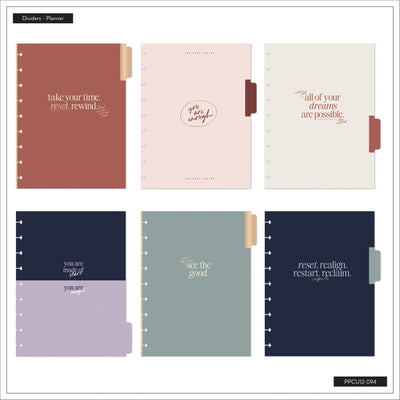 Undated See the Good Customizable Planner - Classic Vertical Layout - 12 Months