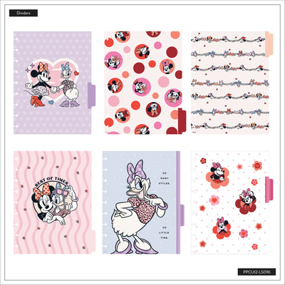 Undated SPECIALTY Disney Minnie Mouse Bow Happy Customizable Planner - Classic Vertical Layout - 12 Months