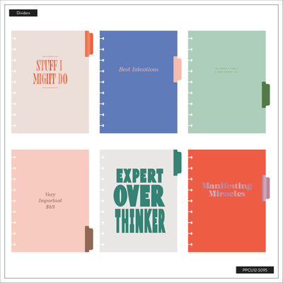 Undated SPECIALTY Current Mood Customizable Planner - Classic Vertical Layout - 12 Months