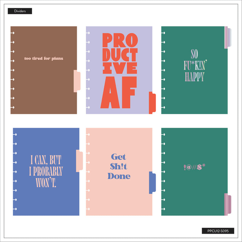 Undated SPECIALTY Current Mood Customizable Planner - Classic Vertical Layout - 12 Months