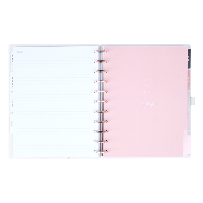 2025 Work + Life Ivory Planner - Big Hourly Layout - 12 Months