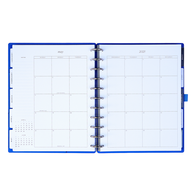 2025 Work + Life Elemental Planner - Big Hourly Layout - 12 Months