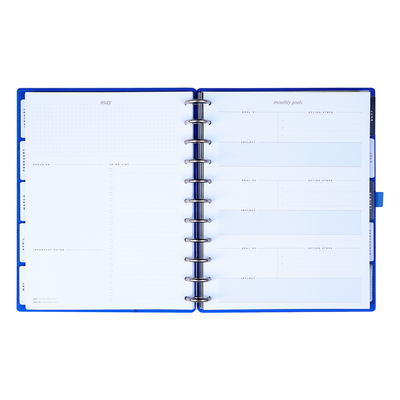 2025 Work + Life Elemental Planner - Big Hourly Layout - 12 Months