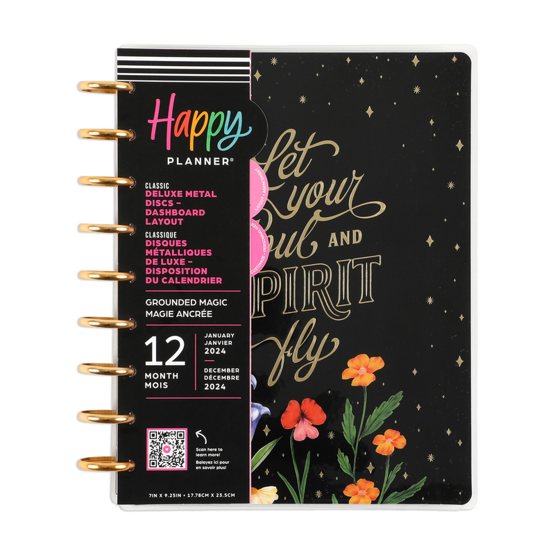 2024 DELUXE Grounded Magic Happy Planner - Classic Dashboard Layout ...