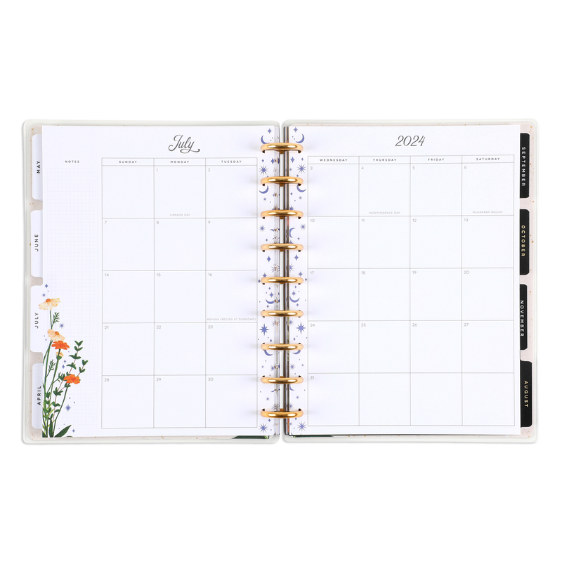 2025 DELUXE Grounded Magic Happy Planner Classic Dashboard Layout