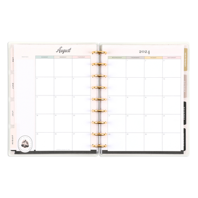 2024 DELUXE Modern Farmhouse Happy Planner - Classic Dashboard Layout - 12 Months