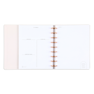 2024 Work + Life Primrose Happy Planner - Classic Vertical Layout - 12 Months