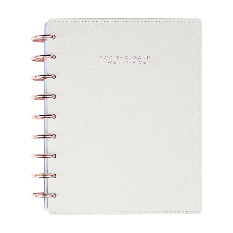 2025 Work + Life Ivory Planner - Classic Hourly Layout - 12 Months