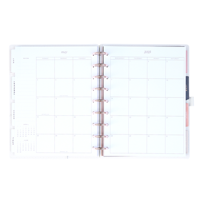 2025 Work + Life Ivory Planner - Classic Hourly Layout - 12 Months