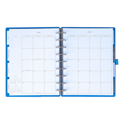 2025 Work + Life Elemental Planner - Classic Hourly Layout - 12 Months