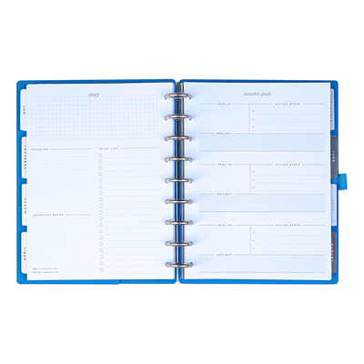 2025 Work + Life Elemental Planner - Classic Hourly Layout - 12 Months