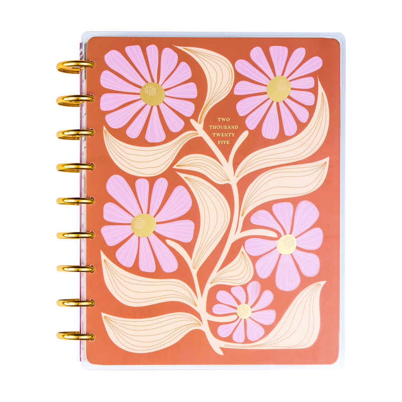 2025 DELUXE Desert Rose Planner - Classic Dashboard Layout - 12 Months