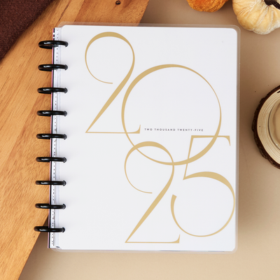 2025 DELUXE Modern Impressions Planner - Classic Vertical Layout - 12 Months