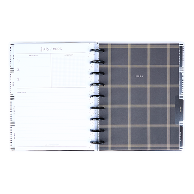 2025 DELUXE Modern Impressions Planner - Classic Vertical Layout - 12 Months