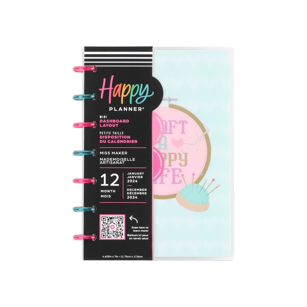 2025 Miss Maker Happy Planner Mini Dashboard Layout 12 Months
