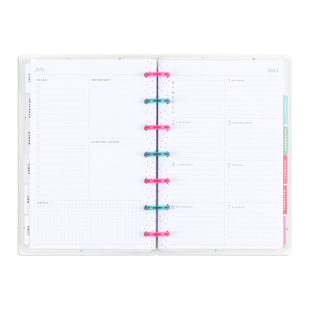 2025 Miss Maker Happy Planner Mini Dashboard Layout 12 Months