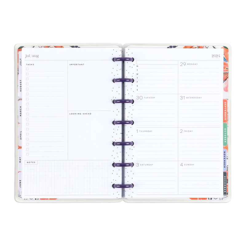 2024 Happy Planner x The Pigeon Letters Tell Your Story Planner - Mini Dashboard Layout - 12 Months