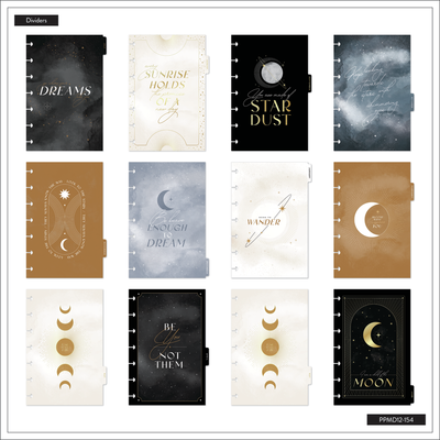 2024 Sophisticated Stargazer Happy Planner - Mini Vertical Layout - 12 Months