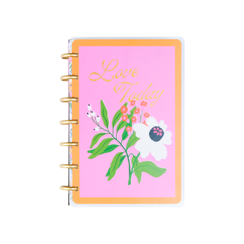 2025 Brilliant Blooms Planner - Mini Vertical Layout - 12 Months