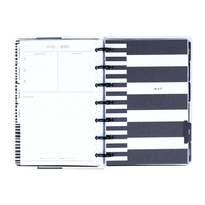 2025 Modern Impression Planner - Mini Vertical Layout - 12 Months