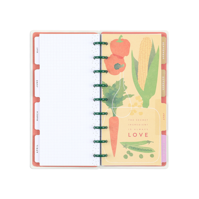 2024 Cooking 101 Happy Planner - Skinny Classic Horizontal Layout - 12 Months
