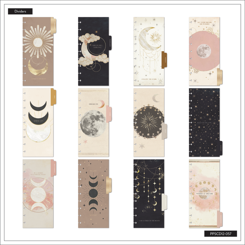2024 Star Lover Happy Planner - Skinny Classic Horizontal Layout - 12 Months