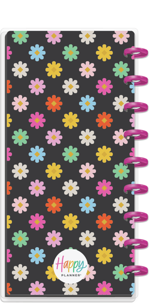 2024 Bright Pops Happy Planner - Skinny Classic Horizontal Layout - 12 Months