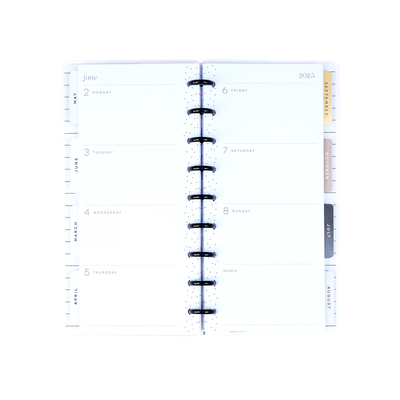 2030 Sketchy Florals Planner - Skinny Classic Horizontal Layout - 12 Months