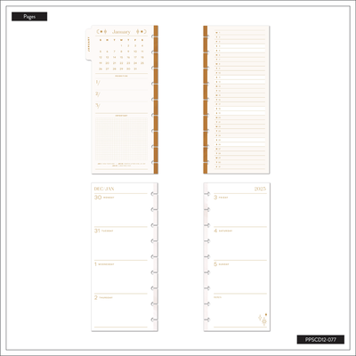 2025 Everyday Magic Planner - Skinny Classic Horizontal Layout - 12 Months