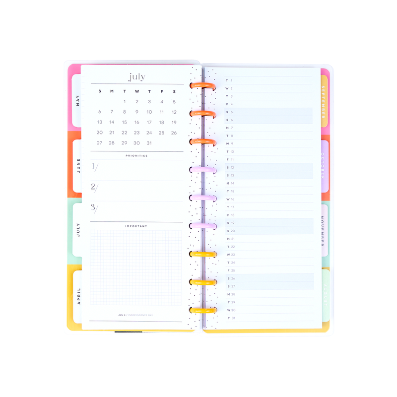 2025 Building Blocks Planner - Skinny Classic Horizontal Layout - 12 Months