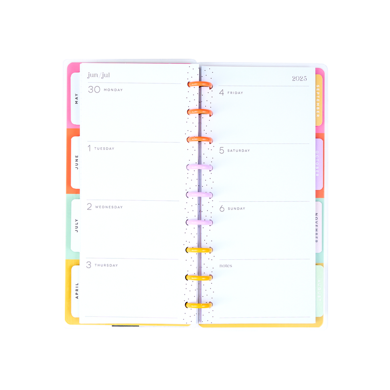 2025 Building Blocks Planner - Skinny Classic Horizontal Layout - 12 Months