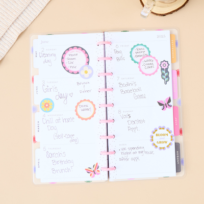 2025 Mod Garden Planner - Skinny Classic Horizontal Layout - 12 Months