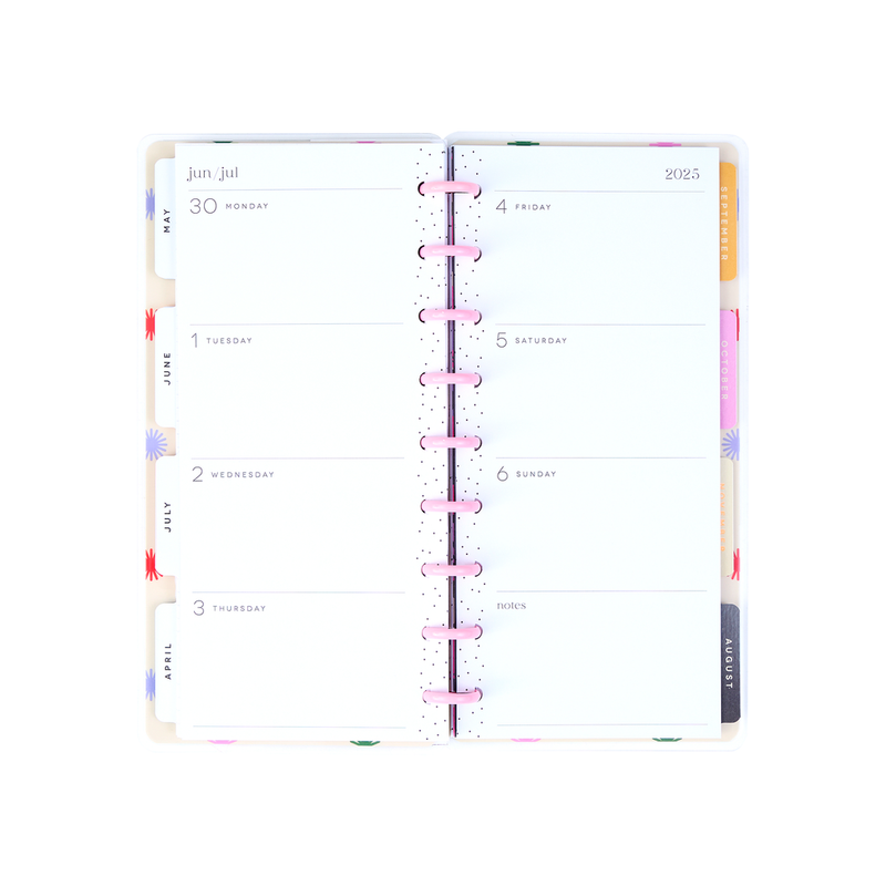 2025 Mod Garden Planner - Skinny Classic Horizontal Layout - 12 Months