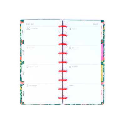 2025 Lush Linens Planner - Skinny Classic Horizontal Layout - 12 Months