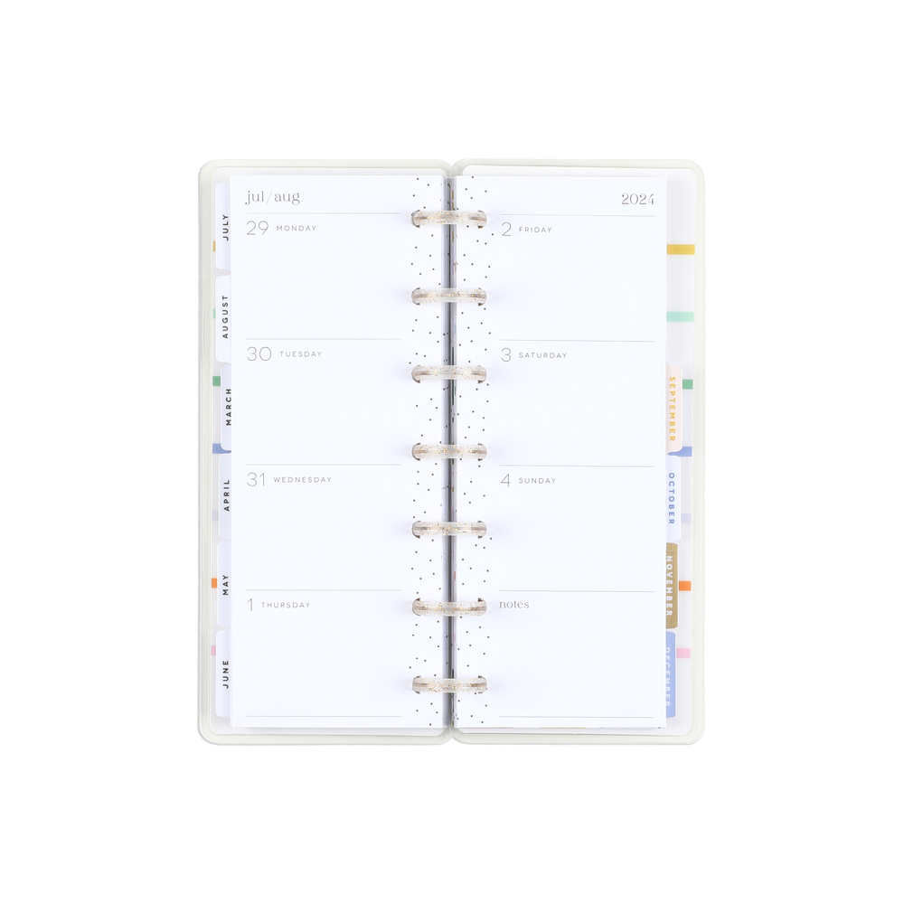 2024 Pastimes Happy Planner - Skinny Mini Horizontal Layout - 12