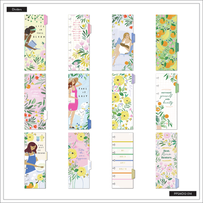 2024 Pastimes Happy Planner - Skinny Mini Horizontal Layout - 12 Months
