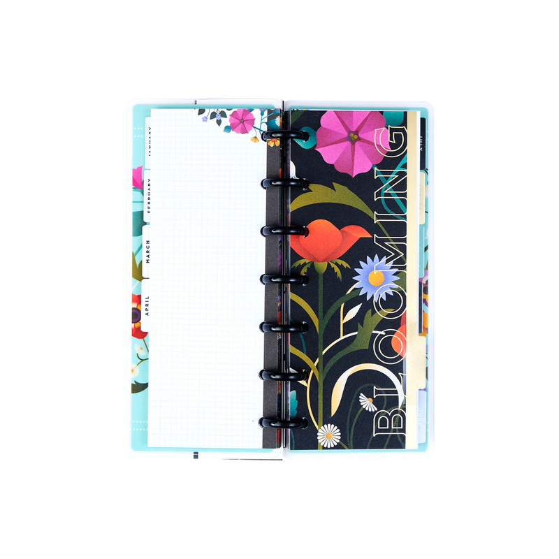 2025 Radiant Garden Planner - Skinny Mini Horizontal Layout - 12 Months