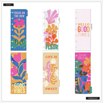 2025 Vivid Tropics Planner - Skinny Mini Horizontal Layout - 12 Months