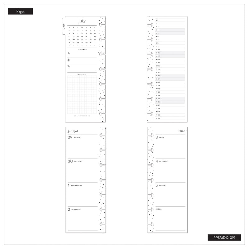 2026–2027 Country Charm Customizable Planner - Skinny Mini Horizontal ...